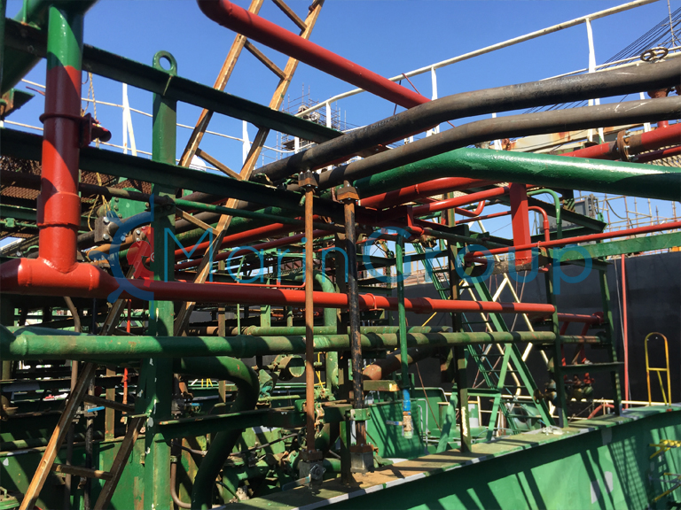 HP Pipe Line, Framo Line, Mooring/Windlass, Manifold Line, flanges & Fittings